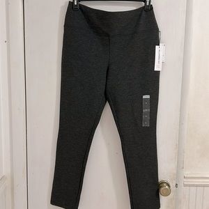 NWT Liz Claiborne Women Charcoal Grey Dress Pants-4way stretch & wide waistband